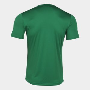 JOMA ACADEMY T-SHIRT GREEN-WHITE S/S