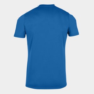 JOMA ACADEMY T-SHIRT ROYAL-WHITE S/S