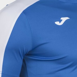 JOMA ACADEMY T-SHIRT ROYAL-WHITE S/S