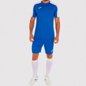 JOMA ACADEMY T-SHIRT ROYAL-WHITE S/S