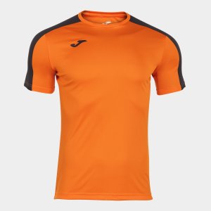 JOMA ACADEMY T-SHIRT ORANGE-BLACK S/S