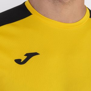 JOMA ACADEMY T-SHIRT YELLOW-BLACK S/S