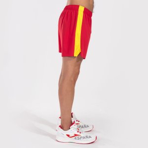 JOMA ELITE VII MICRO SHORT RED-YELLOW