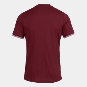 JOMA CAMPUS III T-SHIRT BURGUNDY S/S