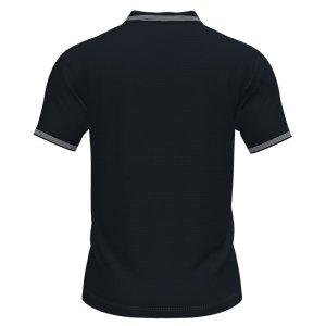 JOMA CAMPUS III POLO BLACK S/S