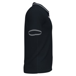 JOMA CAMPUS III POLO BLACK S/S