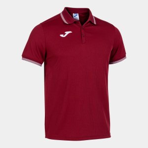 JOMA CAMPUS III POLO BURGUNDY S/S