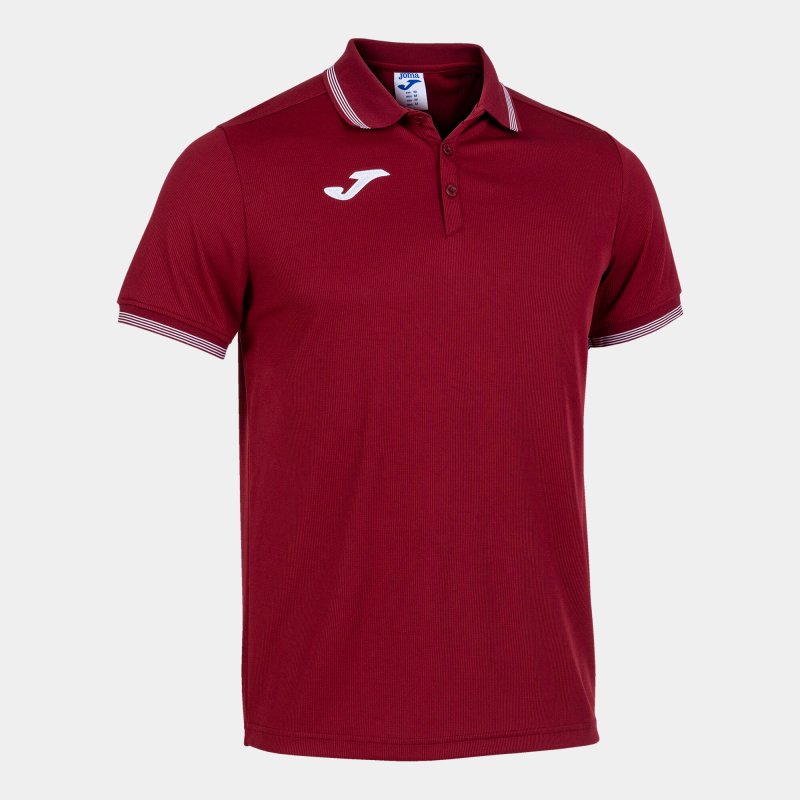 JOMA CAMPUS III POLO BURGUNDY S/S