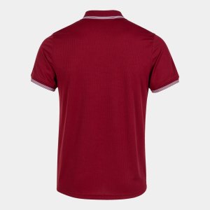 JOMA CAMPUS III POLO BURGUNDY S/S