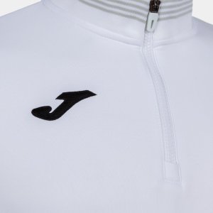 JOMA CAMPUS III SWEATSHIRT 1/2 ZIPPER WHITE