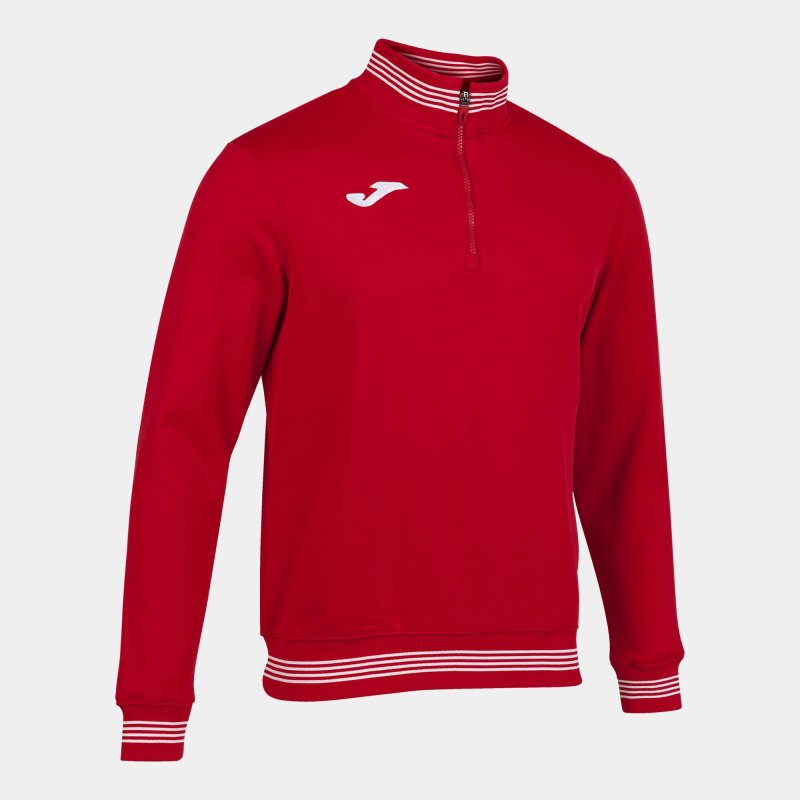 JOMA CAMPUS III SWEATSHIRT 1/2 ZIPPER RED