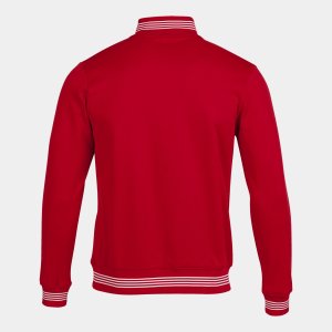 JOMA CAMPUS III SWEATSHIRT 1/2 ZIPPER RED