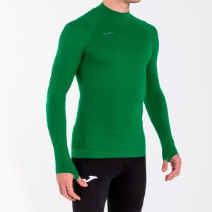 JOMA BRAMA CLASSIC SEAMLESS T-SHIRT GREEN L/S