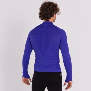 JOMA BRAMA CLASSIC SEAMLESS T-SHIRT PURPLE L/S
