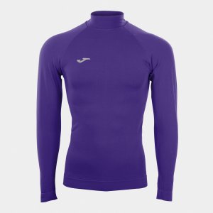 JOMA BRAMA CLASSIC SEAMLESS T-SHIRT PURPLE L/S