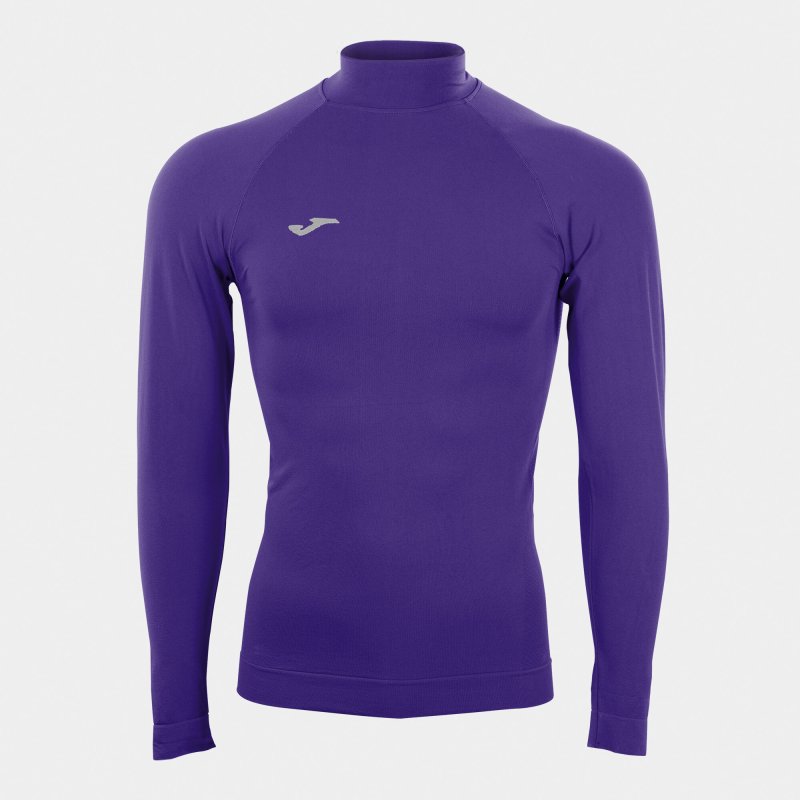 JOMA BRAMA CLASSIC SEAMLESS T-SHIRT PURPLE L/S