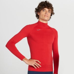 JOMA BRAMA CLASSIC SEAMLESS T-SHIRT RED L/S
