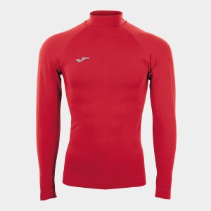 JOMA BRAMA CLASSIC SEAMLESS T-SHIRT RED L/S