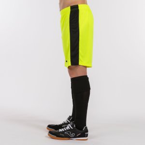 JOMA MAXI SHORT FLUOR YELLOW-BLACK