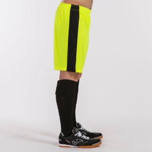 JOMA MAXI SHORT FLUOR YELLOW-BLACK