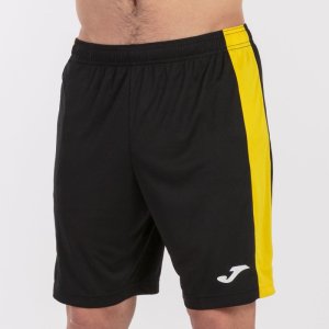 JOMA MAXI SHORT BLACK-YELLOW