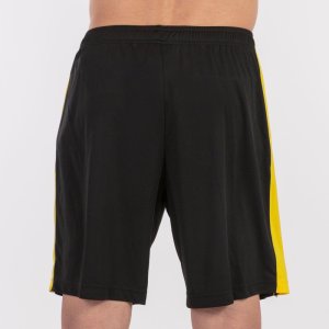 JOMA MAXI SHORT BLACK-YELLOW