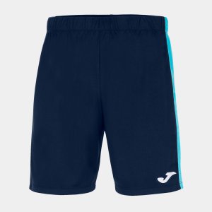 JOMA MAXI SHORT DARK NAVY-FLUOR TURQUOISE