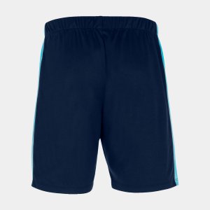 JOMA MAXI SHORT DARK NAVY-FLUOR TURQUOISE