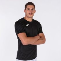 JOMA STRONG T-SHIRT BLACK S/S