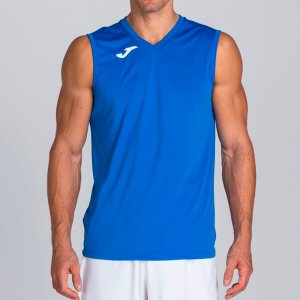 JOMA T-SHIRT BASIC ROYAL SLEEVELESS