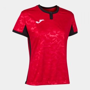 JOMA TOLETUM II T-SHIRT RED-BLACK S/S