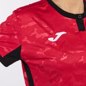 JOMA TOLETUM II T-SHIRT RED-BLACK S/S