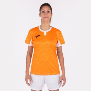 JOMA TOLETUM II T-SHIRT ORANGE-WHITE S/S
