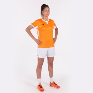 JOMA TOLETUM II T-SHIRT ORANGE-WHITE S/S