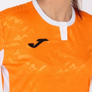 JOMA TOLETUM II T-SHIRT ORANGE-WHITE S/S