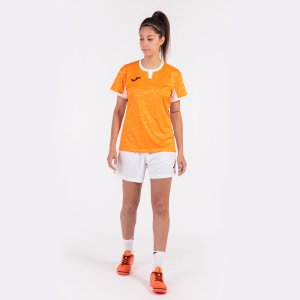 JOMA TOLETUM II T-SHIRT ORANGE-WHITE S/S