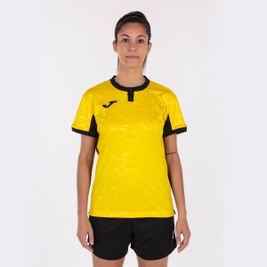 JOMA TOLETUM II T-SHIRT YELLOW-BLACK S/S