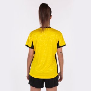 JOMA TOLETUM II T-SHIRT YELLOW-BLACK S/S