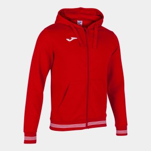 JOMA CAMPUS III HOODIE JACKET RED