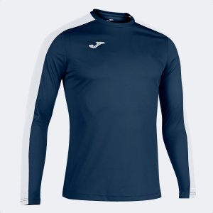 JOMA ACADEMY T-SHIRT DARK NAVY-WHITE L/S