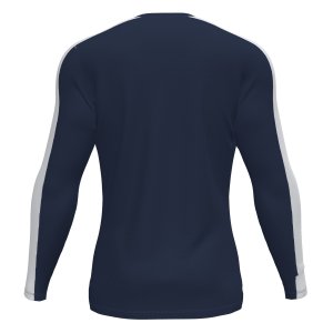 JOMA ACADEMY T-SHIRT DARK NAVY-WHITE L/S