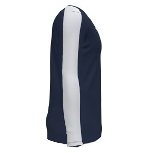 JOMA ACADEMY T-SHIRT DARK NAVY-WHITE L/S