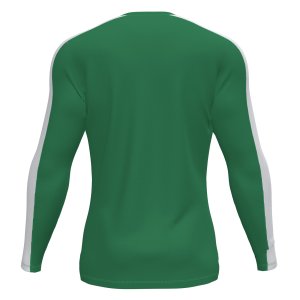JOMA ACADEMY T-SHIRT GREEN-WHITE L/S
