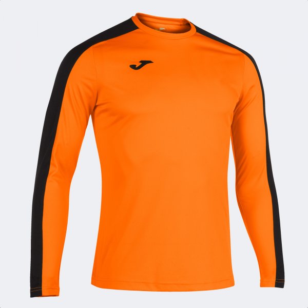 JOMA ACADEMY T-SHIRT ORANGE-BLACK L/S