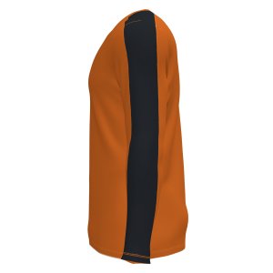 JOMA ACADEMY T-SHIRT ORANGE-BLACK L/S