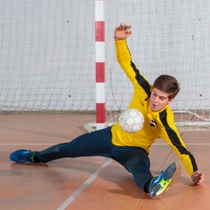 JOMA ACADEMY T-SHIRT YELLOW-BLACK L/S