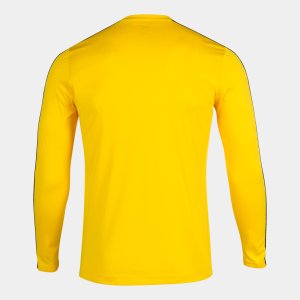 JOMA ACADEMY T-SHIRT YELLOW-BLACK L/S