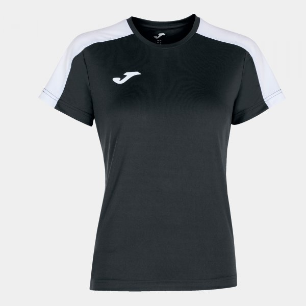 JOMA ACADEMY T-SHIRT BLACK-WHITE S/S