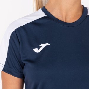 JOMA ACADEMY T-SHIRT DARK NAVY-WHITE S/S
