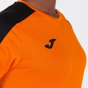 JOMA ACADEMY T-SHIRT ORANGE-BLACK S/S